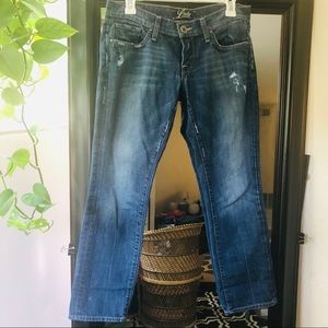 Lucky Brand  Southport Zoe Straight Crop Jeans